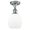 Innovations Lighting Belfast 1 Light Semi-Flush Mount Part Of The Ballston Collection 516-1C-PC-G101