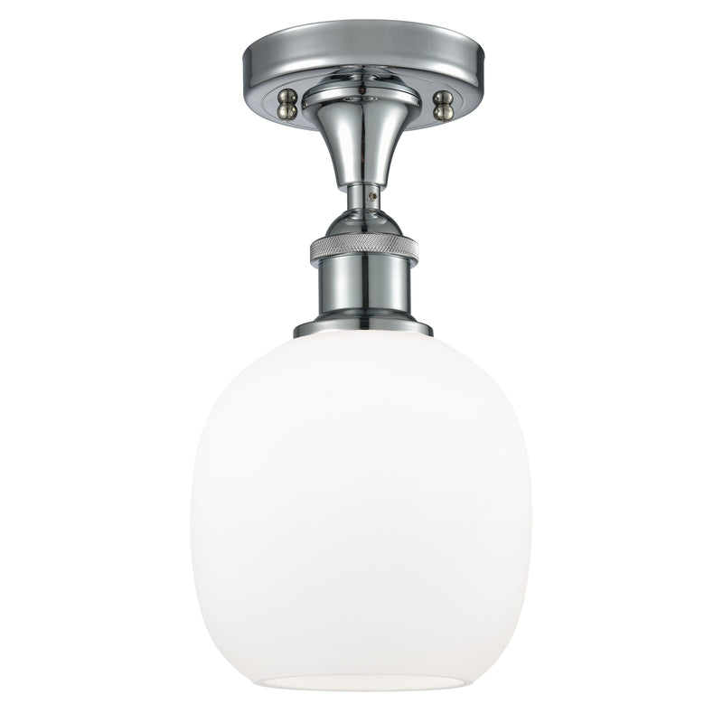 Innovations Lighting Belfast 1 Light Semi-Flush Mount Part Of The Ballston Collection 516-1C-PC-G101