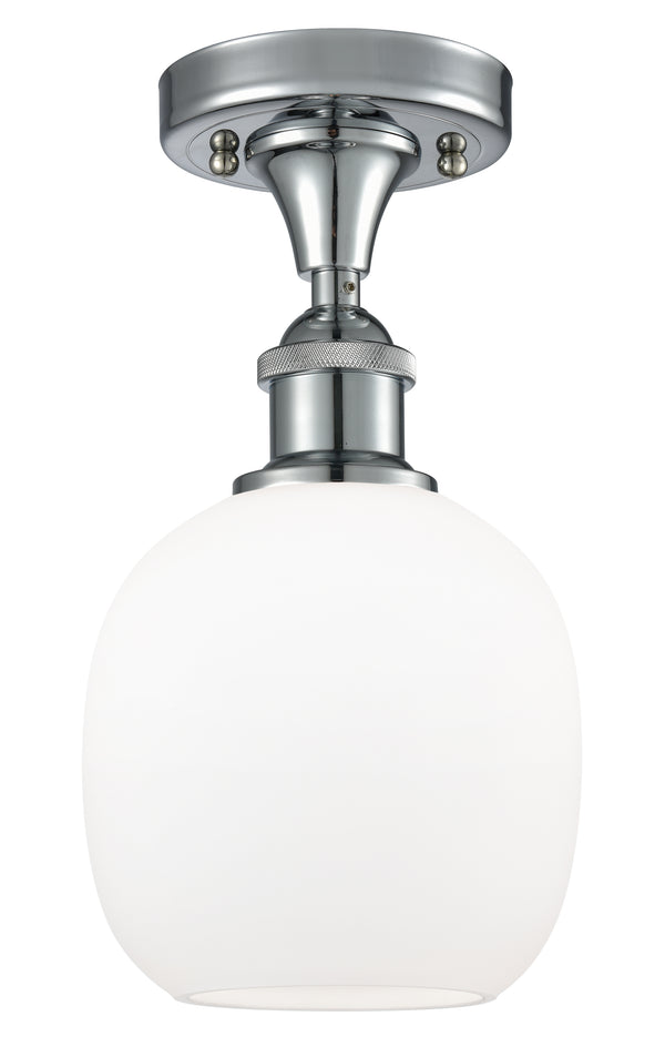 Innovations Lighting Belfast 1 Light Semi-Flush Mount Part Of The Ballston Collection 516-1C-PC-G101-LED