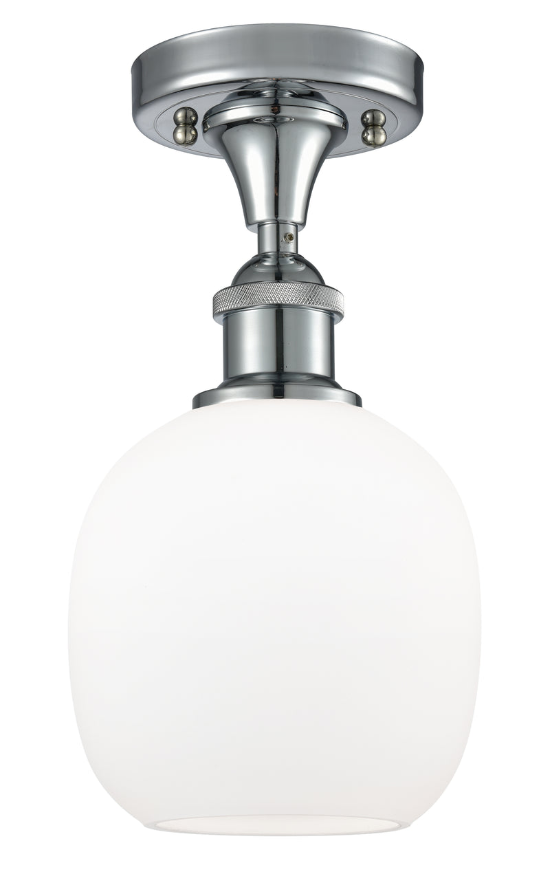 Innovations Lighting Belfast 1 Light Semi-Flush Mount Part Of The Ballston Collection 516-1C-PC-G101-LED