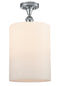 Innovations Lighting Large Cobbleskill 1 Light Semi-Flush Mount Part Of The Ballston Collection 516-1C-PC-G111-L-LED