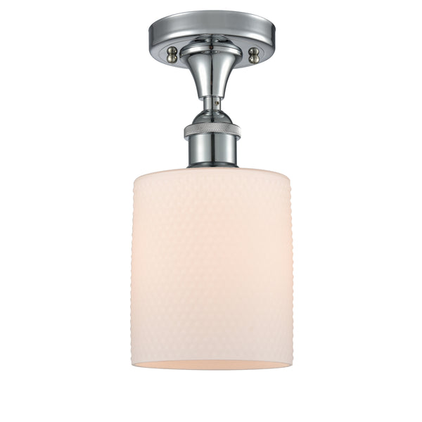 Innovations Lighting Cobbleskill 1 Light Semi-Flush Mount Part Of The Ballston Collection 516-1C-PC-G111
