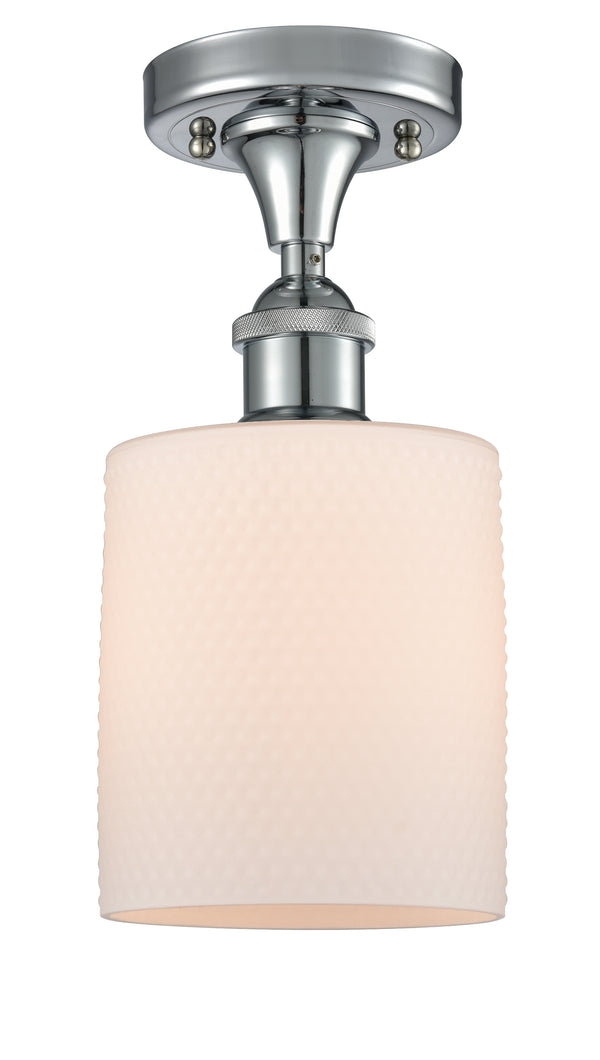 Innovations Lighting Cobbleskill 1 Light Semi-Flush Mount Part Of The Ballston Collection 516-1C-PC-G111-LED