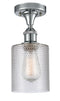 Innovations Lighting Cobbleskill 1 Light Semi-Flush Mount Part Of The Ballston Collection 516-1C-PC-G112-LED