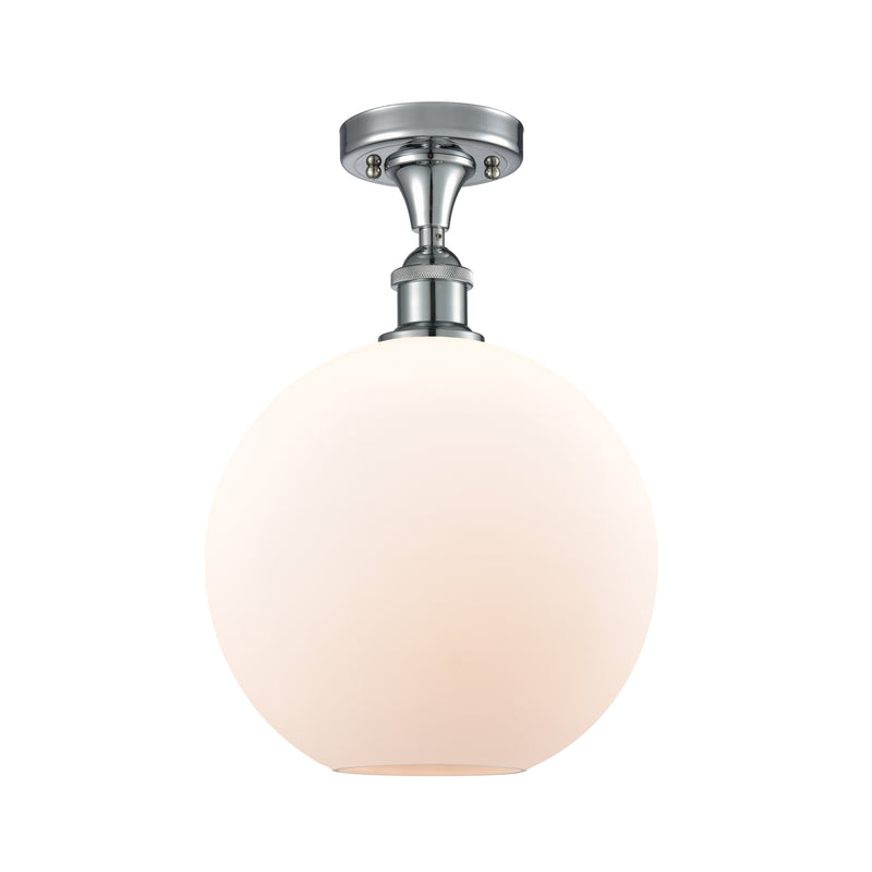 Innovations Lighting Athens 1 Light 10" Semi-Flush Mount 516-1C-PC-G121-10
