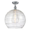 Innovations Lighting Deco Swirl 1 Light 13.75" Semi-Flush Mount 516-1C-PC-G1213-14