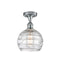 Innovations Lighting Deco Swirl 1 Light 8" Semi-Flush Mount 516-1C-PC-G1213-8