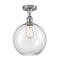 Innovations Lighting Athens 1 Light 10" Semi-Flush Mount 516-1C-PC-G122-10