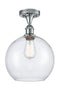Innovations Lighting Athens 1 Light 10" Semi-Flush Mount 516-1C-PC-G124-10-LED
