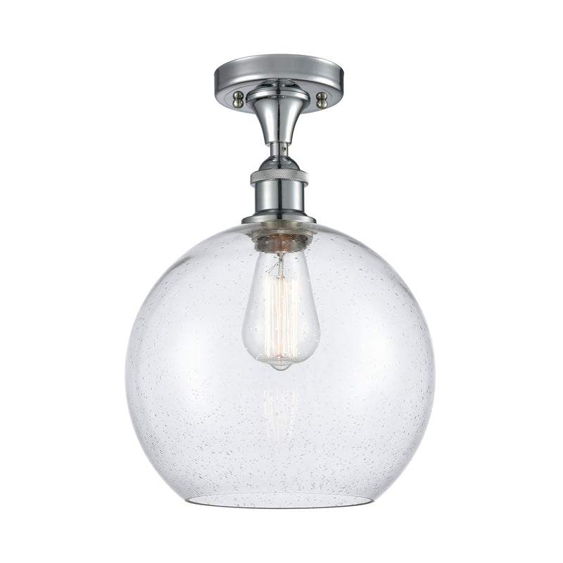 Innovations Lighting Athens 1 Light 10" Semi-Flush Mount 516-1C-PC-G124-10