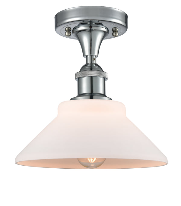 Innovations Lighting Orwell 1 Light Semi-Flush Mount Part Of The Ballston Collection 516-1C-PC-G131-LED