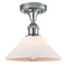 Innovations Lighting Orwell 1 Light Semi-Flush Mount Part Of The Ballston Collection 516-1C-PC-G131-LED