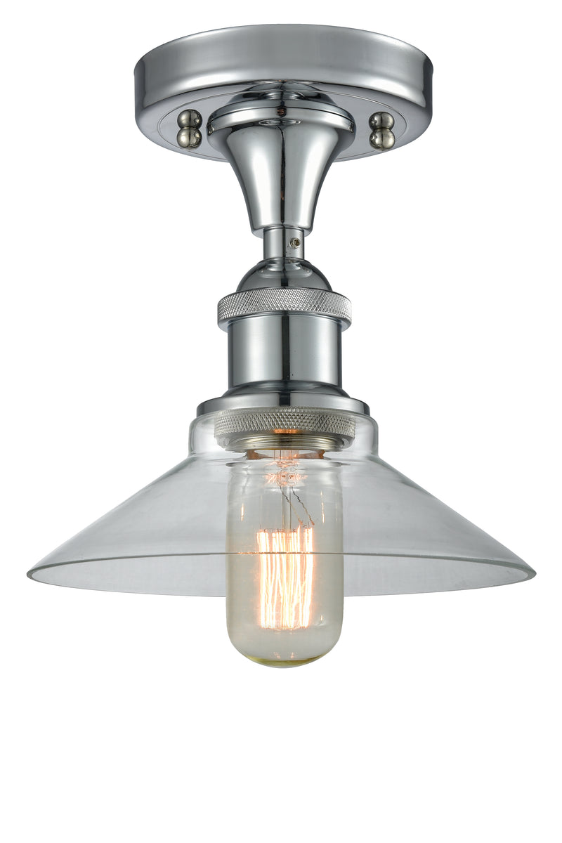 Innovations Lighting Orwell 1 Light Semi-Flush Mount Part Of The Ballston Collection 516-1C-PC-G132-LED