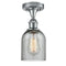 Innovations Lighting Caledonia 1 Light Semi-Flush Mount Part Of The Ballston Collection 516-1C-PC-G257