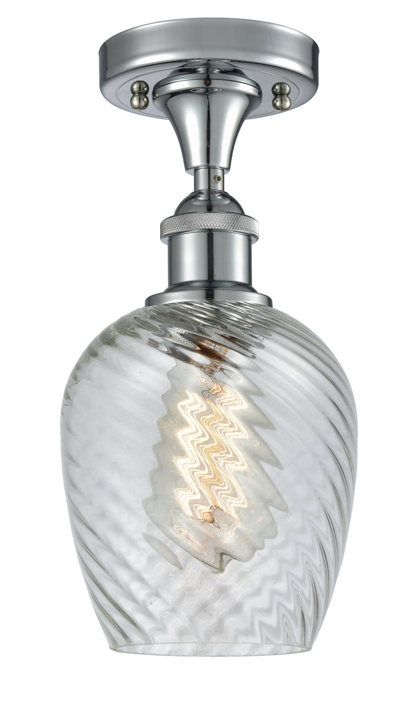 Innovations Lighting Salina 1 Light Semi-Flush Mount Part Of The Ballston Collection 516-1C-PC-G292-LED