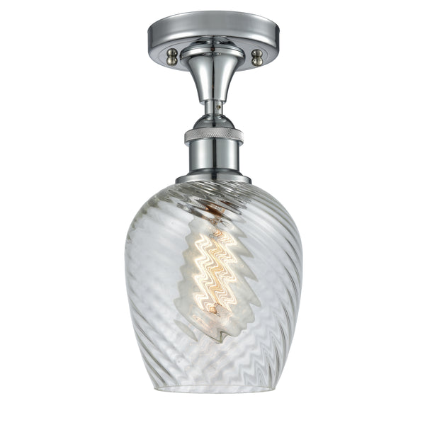 Innovations Lighting Salina 1 Light Semi-Flush Mount Part Of The Ballston Collection 516-1C-PC-G292