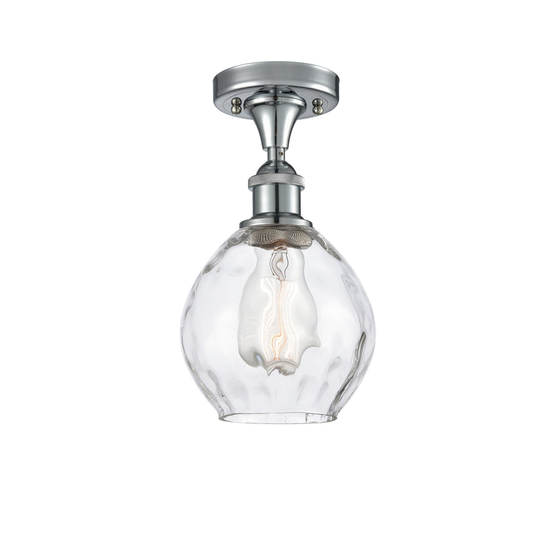 Innovations Lighting Small Waverly 1 Light Semi-Flush Mount Part Of The Ballston Collection 516-1C-PC-G362