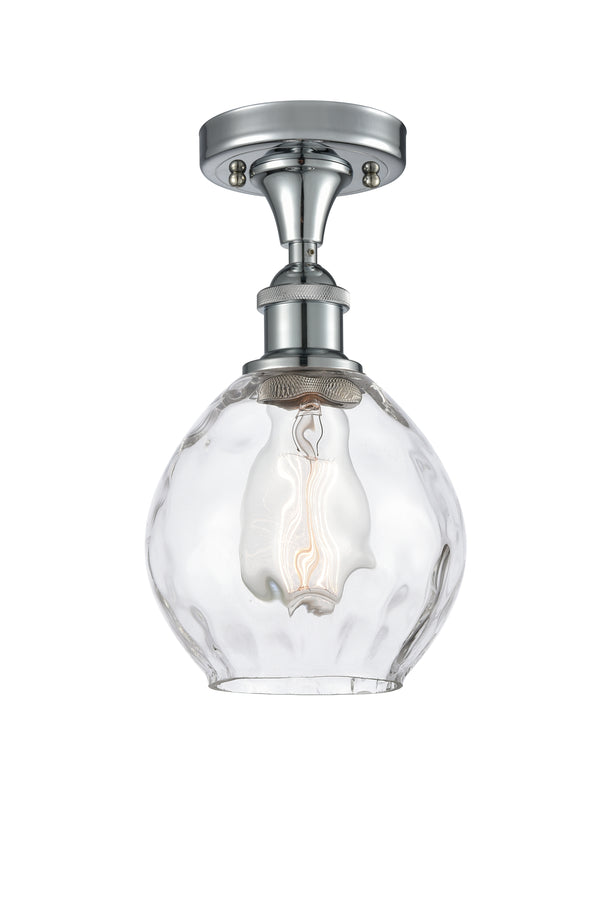 Innovations Lighting Small Waverly 1 Light Semi-Flush Mount Part Of The Ballston Collection 516-1C-PC-G362-LED