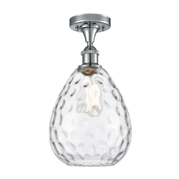 Innovations Lighting Large Waverly 1 Light Semi-Flush Mount Part Of The Ballston Collection 516-1C-PC-G372