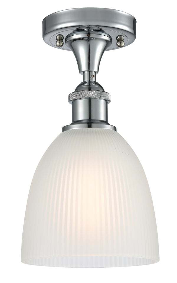 Innovations Lighting Castile 1 Light Semi-Flush Mount Part Of The Ballston Collection 516-1C-PC-G381-LED