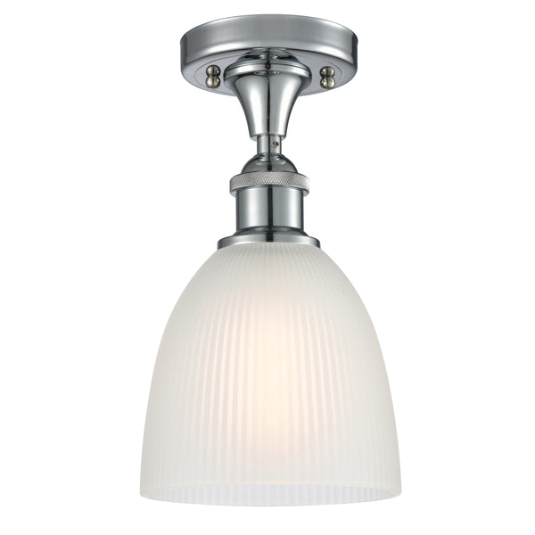 Innovations Lighting Castile 1 Light Semi-Flush Mount Part Of The Ballston Collection 516-1C-PC-G381