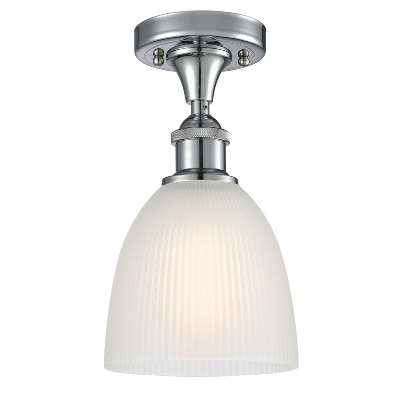 Innovations Lighting Castile 1 Light Semi-Flush Mount Part Of The Ballston Collection 516-1C-PC-G381