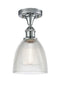 Innovations Lighting Castile 1 Light Semi-Flush Mount Part Of The Ballston Collection 516-1C-PC-G382-LED