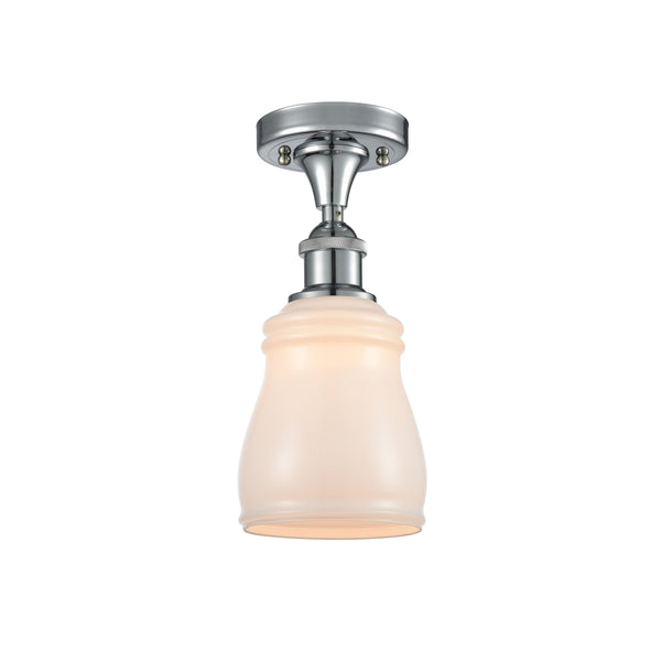 Innovations Lighting Ellery 1 Light Semi-Flush Mount Part Of The Ballston Collection 516-1C-PC-G391
