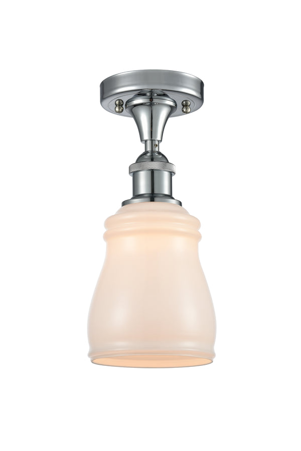 Innovations Lighting Ellery 1 Light Semi-Flush Mount Part Of The Ballston Collection 516-1C-PC-G391-LED
