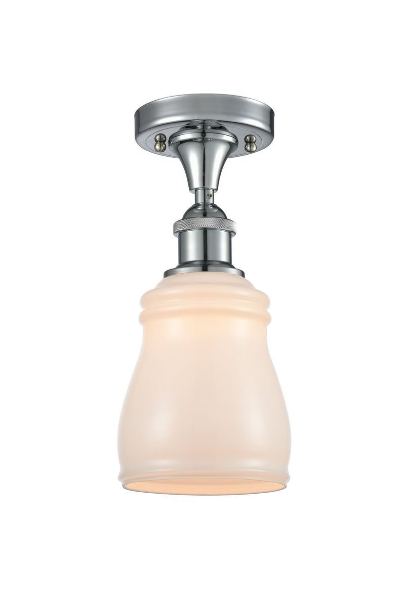 Innovations Lighting Ellery 1 Light Semi-Flush Mount Part Of The Ballston Collection 516-1C-PC-G391-LED
