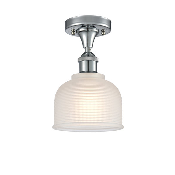 Innovations Lighting Dayton 1 Light Semi-Flush Mount Part Of The Ballston Collection 516-1C-PC-G411