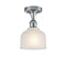 Innovations Lighting Dayton 1 Light Semi-Flush Mount Part Of The Ballston Collection 516-1C-PC-G411