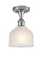 Innovations Lighting Dayton 1 Light Semi-Flush Mount Part Of The Ballston Collection 516-1C-PC-G411-LED