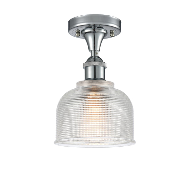 Innovations Lighting Dayton 1 Light Semi-Flush Mount Part Of The Ballston Collection 516-1C-PC-G412