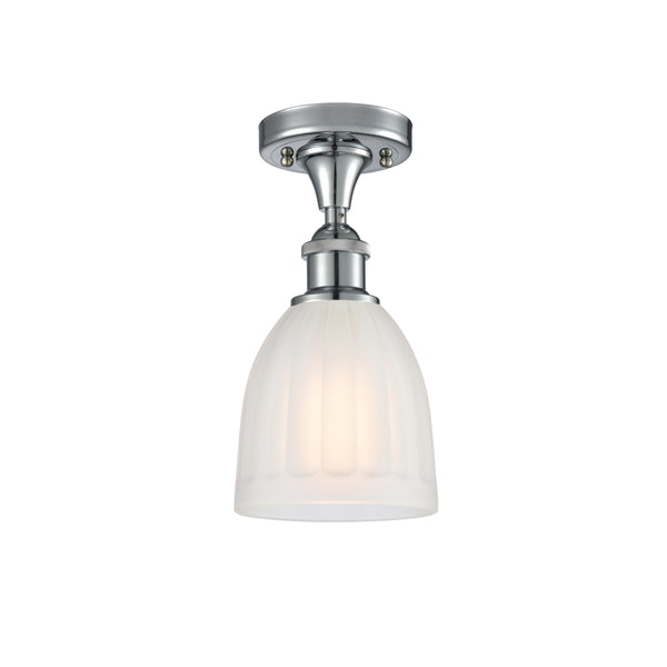 Innovations Lighting Brookfield 1 Light Semi-Flush Mount Part Of The Ballston Collection 516-1C-PC-G441
