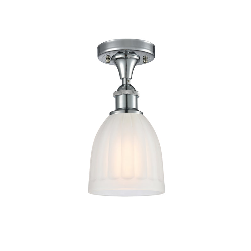 Innovations Lighting Brookfield 1 Light Semi-Flush Mount Part Of The Ballston Collection 516-1C-PC-G441