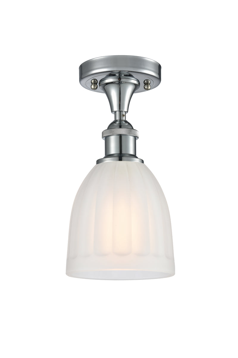 Innovations Lighting Brookfield 1 Light Semi-Flush Mount Part Of The Ballston Collection 516-1C-PC-G441-LED