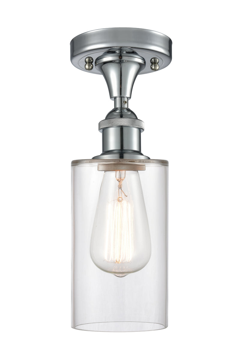 Innovations Lighting Clymer 1 Light Semi-Flush Mount Part Of The Ballston Collection 516-1C-PC-G802-LED