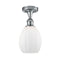 Innovations Lighting Eaton 1 Light Semi-Flush Mount Part Of The Ballston Collection 516-1C-PC-G81