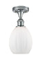 Innovations Lighting Eaton 1 Light Semi-Flush Mount Part Of The Ballston Collection 516-1C-PC-G81-LED