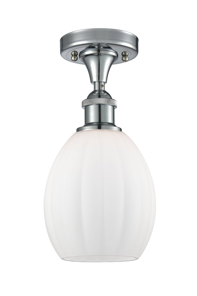 Innovations Lighting Eaton 1 Light Semi-Flush Mount Part Of The Ballston Collection 516-1C-PC-G81-LED