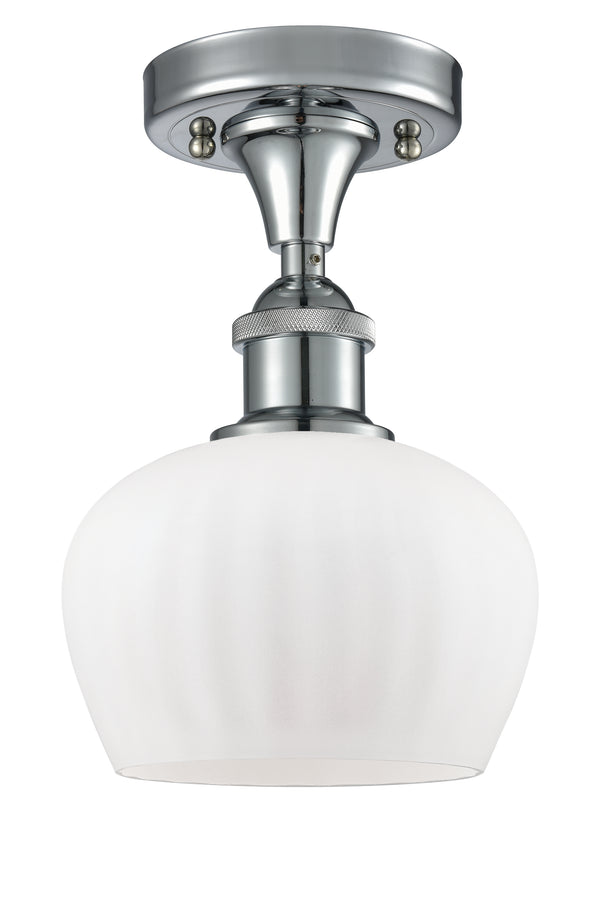Innovations Lighting Fenton 1 Light Semi-Flush Mount Part Of The Ballston Collection 516-1C-PC-G91-LED