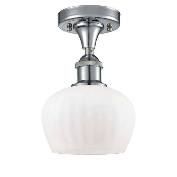 Innovations Lighting Fenton 1 Light Semi-Flush Mount Part Of The Ballston Collection 516-1C-PC-G91