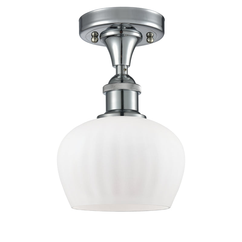 Innovations Lighting Fenton 1 Light Semi-Flush Mount Part Of The Ballston Collection 516-1C-PC-G91