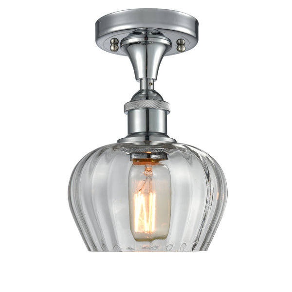Innovations Lighting Fenton 1 Light Semi-Flush Mount Part Of The Ballston Collection 516-1C-PC-G92