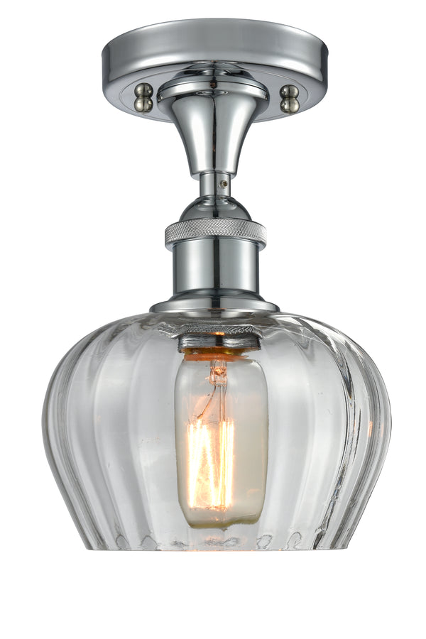 Innovations Lighting Fenton 1 Light Semi-Flush Mount Part Of The Ballston Collection 516-1C-PC-G92-LED