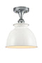 Innovations Lighting Adirondack 1 Light Semi-Flush Mount Part Of The Ballston Collection 516-1C-PC-M14-W-LED