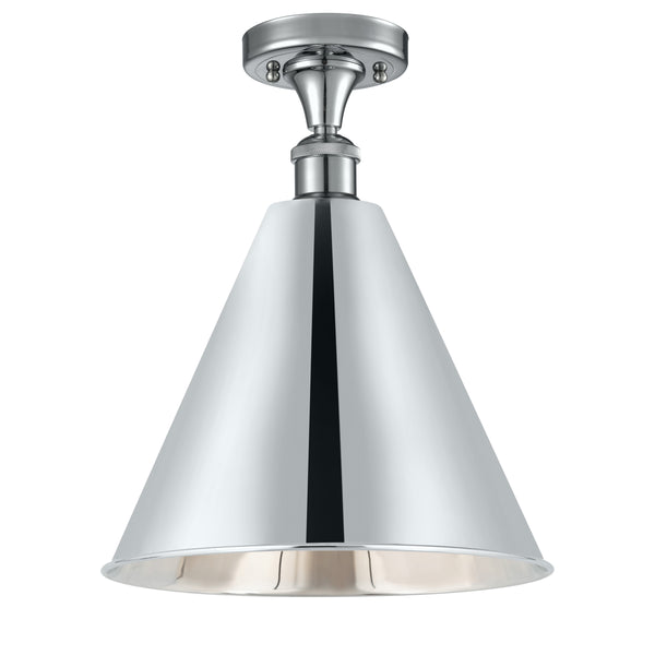 Innovations Lighting Ballston Cone 1 Light" Semi-Flush Mount 516-1C-PC-MBC-16-PC
