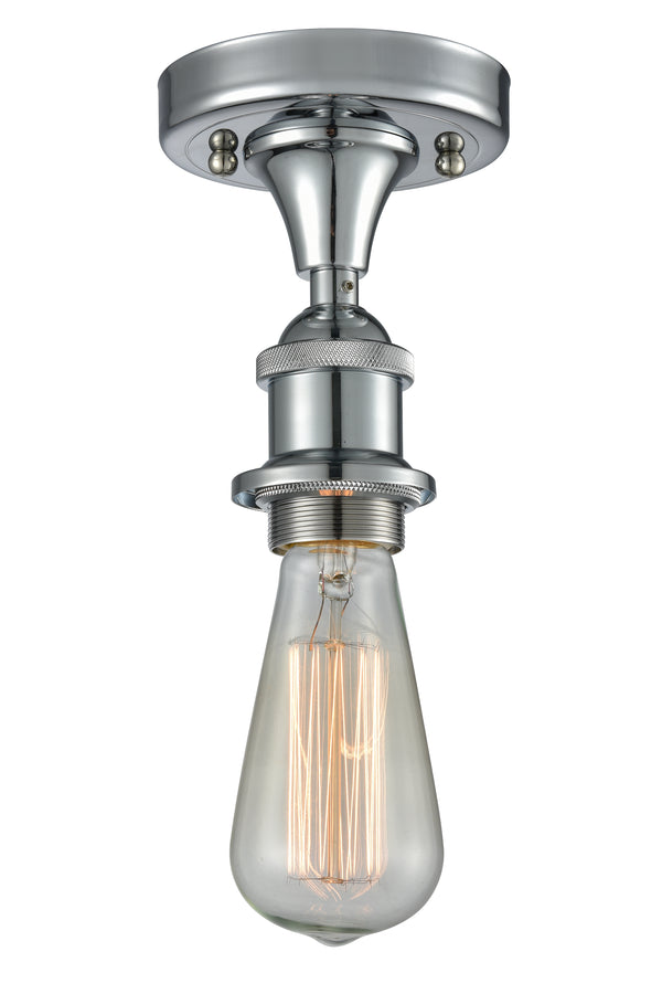 Innovations Lighting Bare Bulb 1 Light Semi-Flush Mount Part Of The Ballston Collection 516-1C-PC-LED