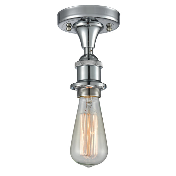 Innovations Lighting Bare Bulb 1 Light Semi-Flush Mount Part Of The Ballston Collection 516-1C-PC
